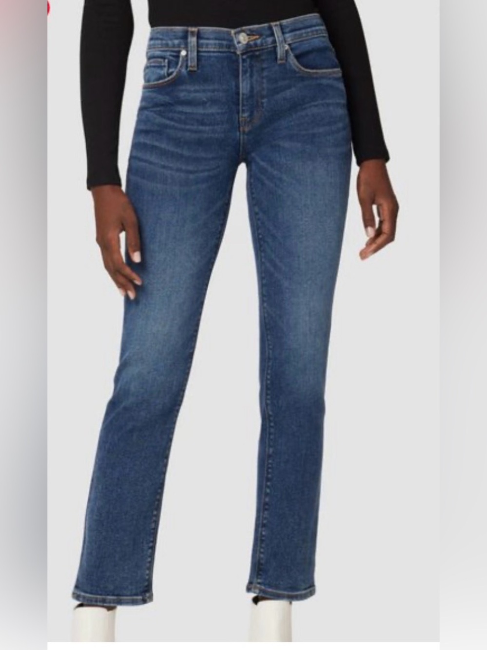 Hudson Nico High-Rise Straight Leg Women's Jeans - Blue